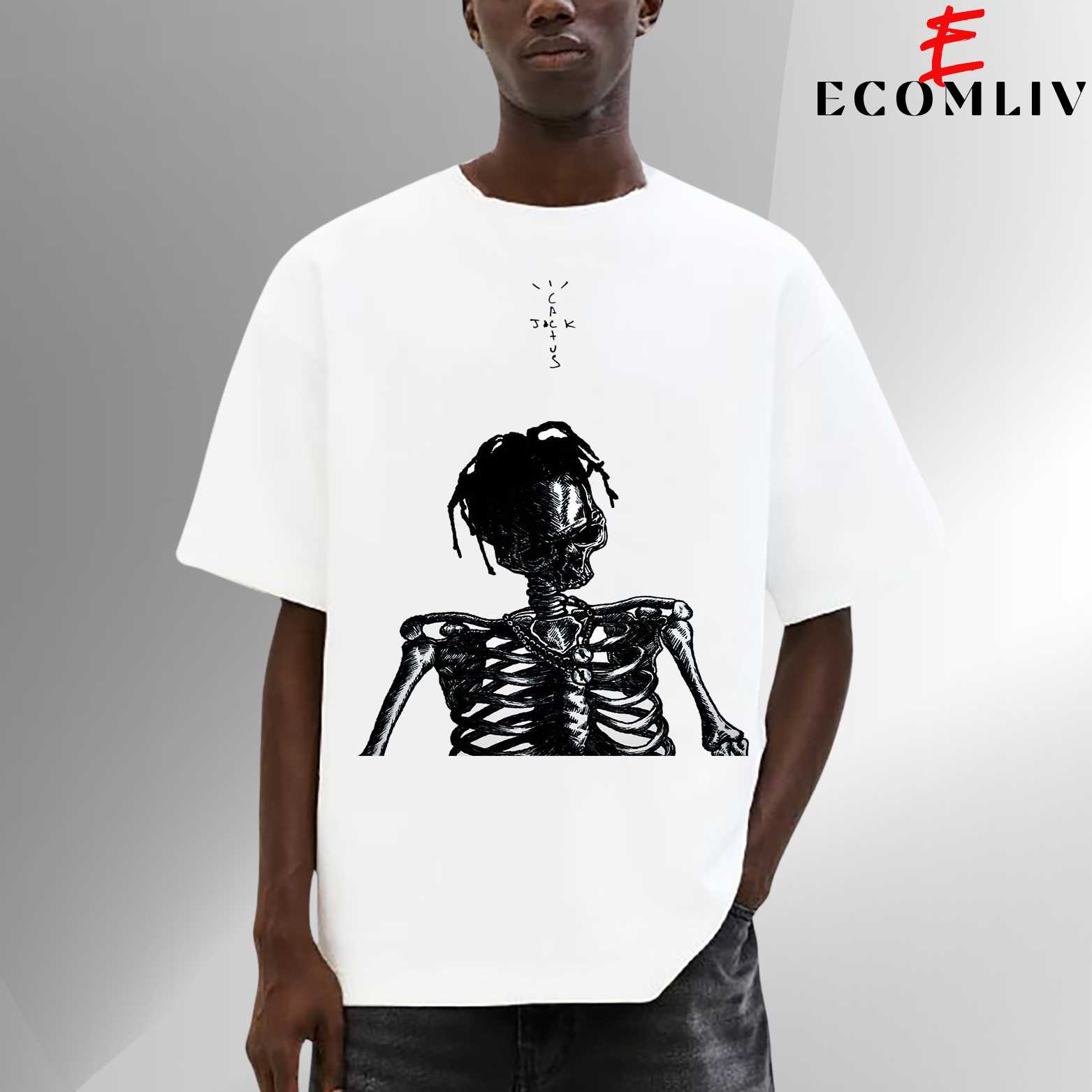 Travis Scott Cactus Jack T-Shirt, Concert Fan Graphic Tee